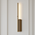 Elegant Brass Wall Lamp 3D model small image 2