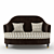 LCI Decora Vanity V019L - Stylish Two-Seater Sofa 3D model small image 2