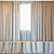 Elegant Curtains Set | ROHI Topia 3D model small image 1