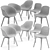 Modern Wood Base Dining Chairs by Hay 3D model small image 3