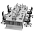 Herman Miller Studio Workspace 3D model small image 3