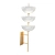 Lisbon Sconce: Elegant Enamel and Brass Wall Light 3D model small image 2