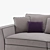 Flexform Armand Sofa: Elegant and Contemporary Design. 3D model small image 4