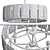 Kebo Luxury Hardware - Elegant Modern Loft Pendant 3D model small image 3