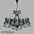 Crystal Lux MAGNIFICO SP19 Pendant 3D model small image 1