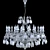 Crystal Lux MAGNIFICO SP19 Pendant 3D model small image 2