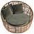 Elegant Outdoor Seating: Garden Armchair 3D model small image 2