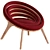 Spiral Elegance: Dunelli Armchair 3D model small image 1