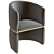 CUFF Chair: Exquisite Elegance by Koket 3D model small image 1
