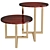 Elegant Twins Coffee Table 3D model small image 1