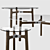 Elegant Porto JAB Coffee Tables 3D model small image 2