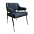 Irongate Derome Armchair: Bravo Portabella 3D model small image 1