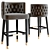 Elegant ARISTO Barstool: KARE Design 3D model small image 1