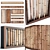 Bamboo Branch Partitions: Eco-Friendly Wall Decor 3D model small image 1