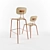 Modern Reece Barstool: Grand Rapids Chair Co. 3D model small image 2