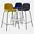 Sleek Tibby Stool: La Redoute 3D model small image 1