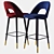 Eichholtz Avorio Bar Stool: Sleek & Sophisticated 3D model small image 2