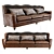 Classic Elegance: Whittemore Sherrill Sofa 3D model small image 1