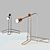 Sleek Balfour Table Lamp: Elegant Brass Design 3D model small image 1