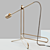 Sleek Balfour Table Lamp: Elegant Brass Design 3D model small image 2