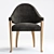 Vintage-inspired BAKER Napoleon Chair 3D model small image 2