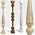 Wood and Marble Baluster - CNC Ready 3D model small image 1