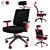 Alpha Ergonomic Office Chair 3D model small image 1