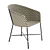 CB2 Brava Grey Wicker Chair 3D model small image 1
