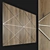 Decorative Wooden Wall Panel 3D model small image 1