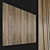 Wooden Decorative Wall Panel 3D model small image 1