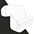 CORSASTYLE Sofa Sia: Comfortable Elegance 3D model small image 2