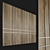 Wooden 3D Panel: Decorative Wall 3D model small image 1