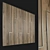 Wooden 3D Wall Panel with Metal Frame - High-Resolution Texture 3D model small image 1