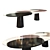 Elegant Emmanuel Dining Table 3D model small image 1