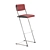 Sleek Leather Bar Stool 3D model small image 2