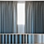 Sheer Elegance Curtains | Tulle Draped Window Decor 3D model small image 1