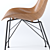 Modern Wood Chair by Philippe Starck 3D model small image 2