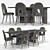 Paolo Castelli Echo Chair & Nettuno Table Set 3D model small image 3