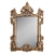 Elegant Chippendale Gold Leaf Mirror 3D model small image 1