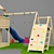 Game Complex Pagoda 1.02: Interactive Playhouse for Endless Fun 3D model small image 2