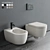 Ceramica Cielo Smile Wall-Hung WC: Stylish and Space-Saving 3D model small image 1