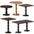 Italian Design Tirolo Berlino Tables 3D model small image 1