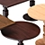 Italian Design Tirolo Berlino Tables 3D model small image 3
