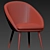 Contemporary Armchair 02 - ODM & OEM 3D model small image 3