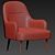 Modern Comfort: Nuevo Lounge Chair 3D model small image 3