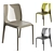 Pedrali Blitz 640 Chair: Sleek Design & Multimaterial Construction 3D model small image 1