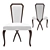 Elegant Dido Dining Chair 3D model small image 1