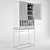 Contemporary Wine Storage Cabinet 3D model small image 3