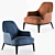 Elegance Defined: Poliform Jane Armchair 3D model small image 1