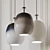 Sleek Alina Pendant by Tech Lighting 3D model small image 1